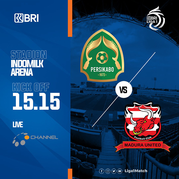 PS Tira vs Madura United Jumat (3/9/2021) pukul 15.15 WIB live O Channel