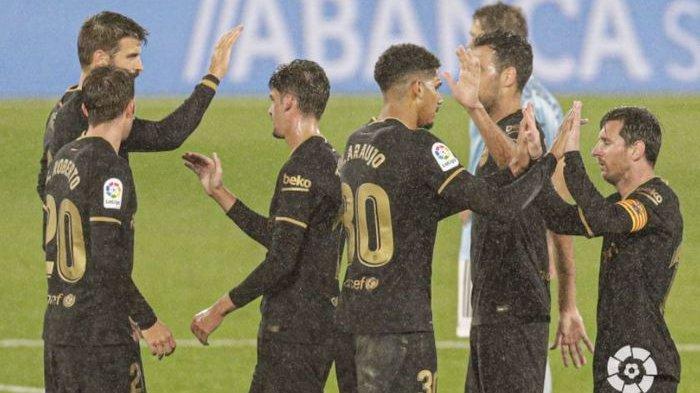 Barcelona meraih kemenangan atas Celta Vigo dalam lanjutan LaLiga, Kamis (1/10/2020).
