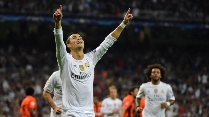 Cristiano Ronaldo saat masih berseragam Real Madrid.