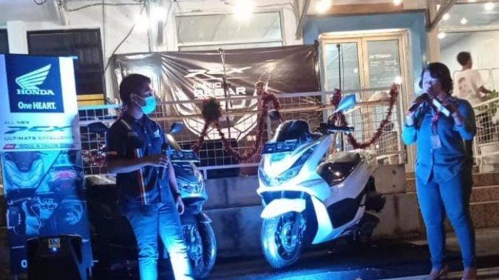 Dealer honda Asia Surya Perkasa belitung mengadakan Launching New Honda PCX 160, di Saturuangkopi yang terletak di pusat kota Tanjung pandan.