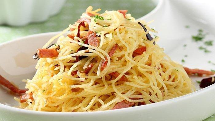 Pasta Aglio e Olio menu sarapan favorit si kecil.