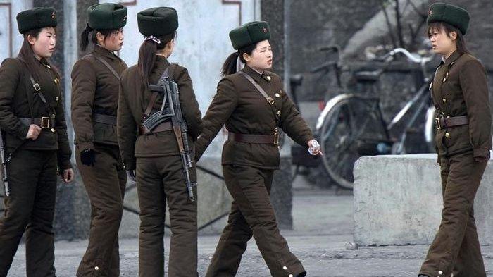 Ilustrasi: Tentara wanita di Korea Utara