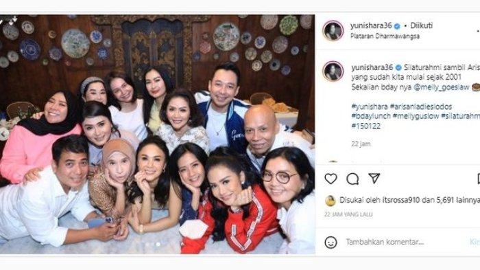 Yuni Shara rutin lakukan pertemuan arisan dengan geng sosialitanya