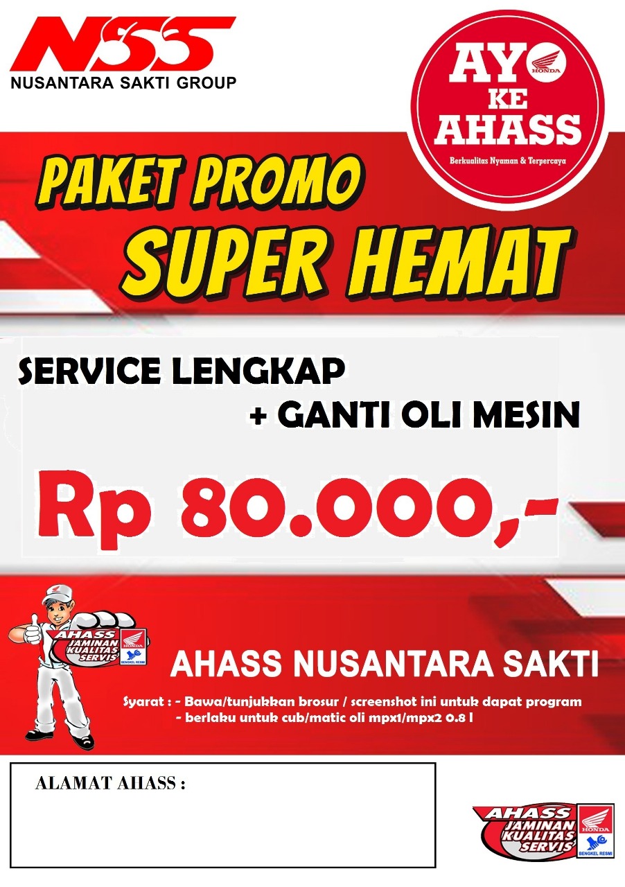 Promo Super Hemat 80.000