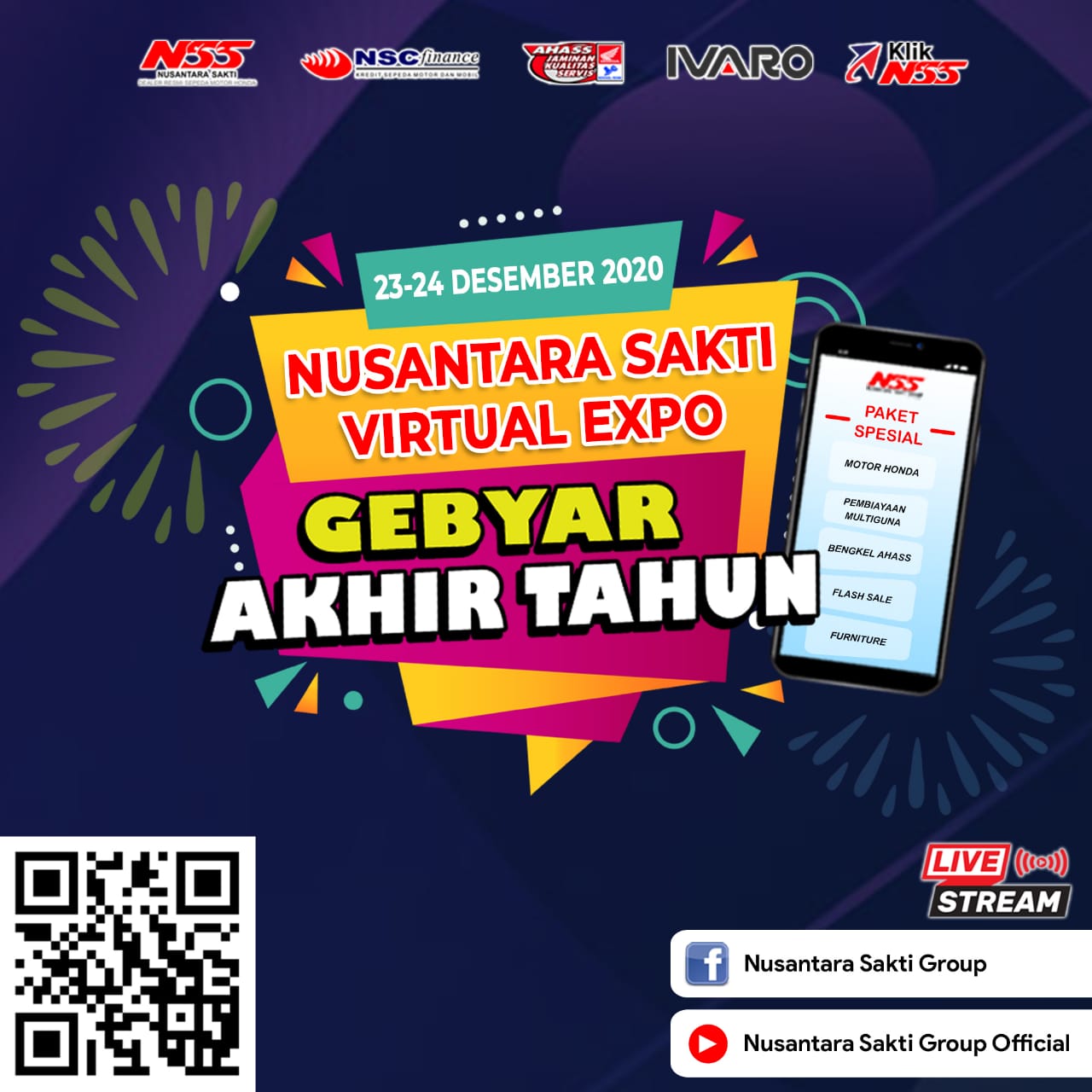 GEBYAR AKHIR TAHUN, HONDA NSS TANJUNGPANDAN BERIKAN CASHBACK JUTAAN RUPIAH