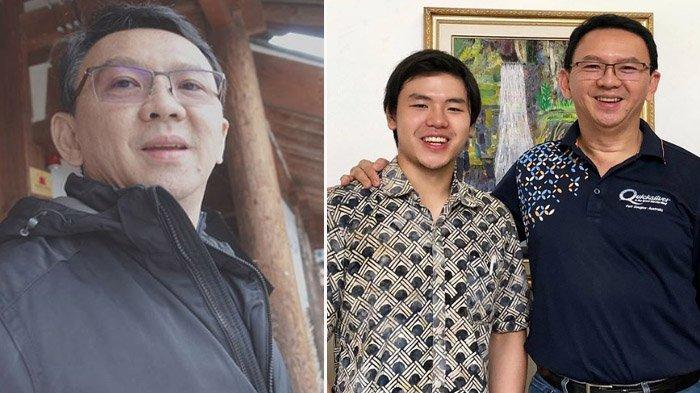 Ahok dan putra sulungnya, Nicholas Sean