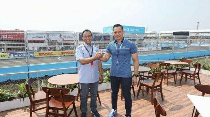AHY bertemu Anies Baswedan di ajang Formula E