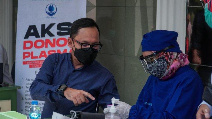 Temanco (Wadah Penyintas Covid-19) dan Salam.id bersama PMI Kabupaten Bogor dan Radar Bogor kembali menggelar Aksi Donor Plasma Konvalesen batch ketiga di Perumda Tirta Pakuan Kota Bogor, Jalan Siliwangi, Kota Bogor, Sabtu (13/3/2021).