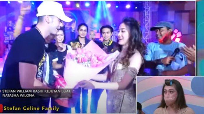 Celine tahan tangis lihat Stefan William kasih Natasha Wilona bunga