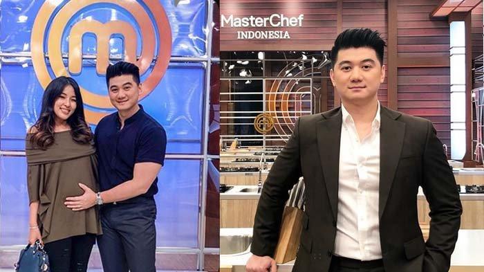 Chef Arnold Poernomo dan sang istri yang tengah hamil