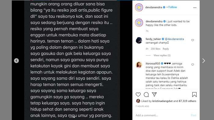 Devano Danendra, putra Iis Dahlia buka suara soal anggapan anak durhaka yang melekat padanya