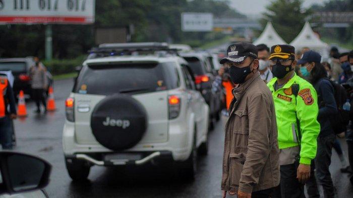 Bima Arya mengatakan, volume kendaraan ke Kota Bogor terlihat lebih landai.
