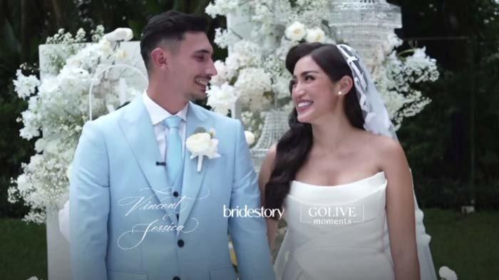 Foto-foto pernikahan Jessica Iskandar dan Vincent Verhaag, Jumat (22/10/2021)