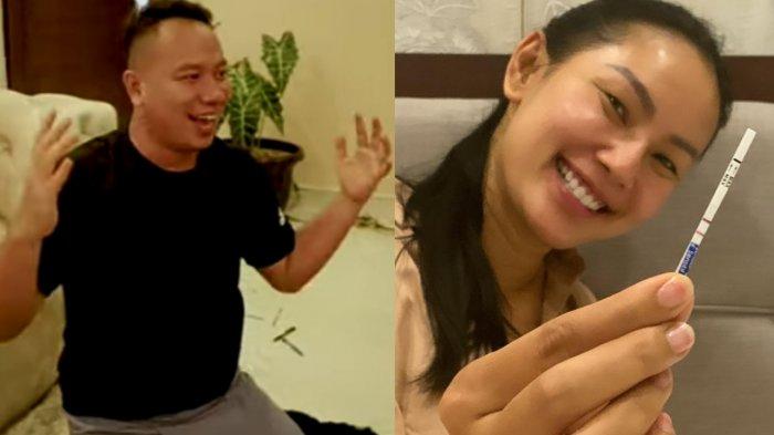Kalina Pamer hasil test pack, Vicky Prasetyo histeris sambil sujud syukur, sebut nama gladiator
