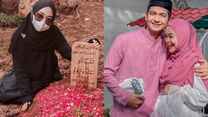 Lebaran bareng ortu Teuku Ryan di Aceh, Ria Ricis nangis ingat mendiang ayah