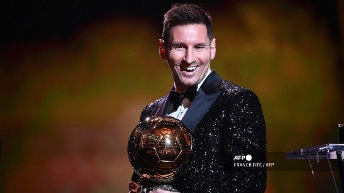 Lionel Messi rebut gelar Ballon d'Or 2021