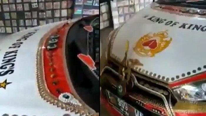 Mobil berlapis emas dan berlian Haji Sughandi, miliader asal Subang