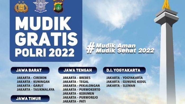 Polri buka program mudik gratis 2022