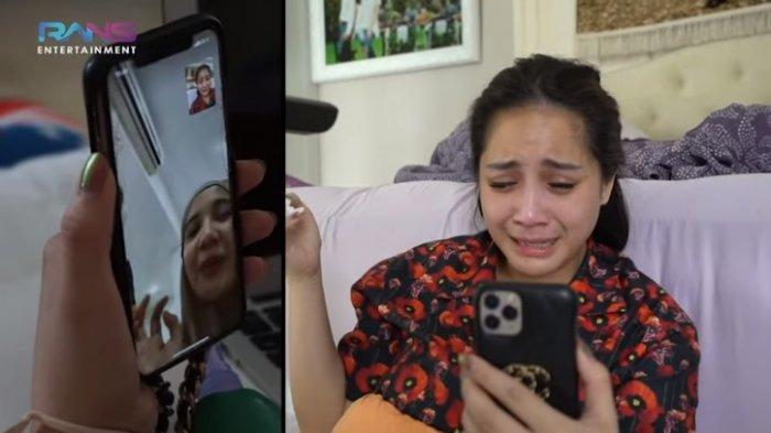 Nagita nangis sesenggukan telepon Zaskia Sungkar dan Irwansyah