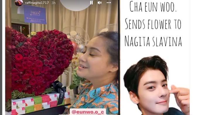 Nagita Slavina dikasih kado ulang tahun dari artis ganteng Korea, Cha Eun Woo