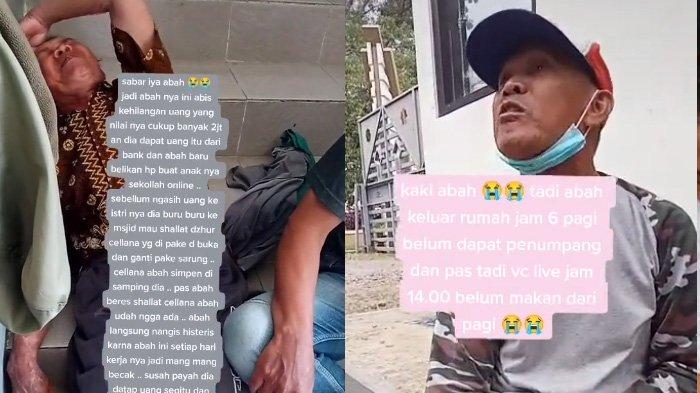 Uang Abah Olih dicuri saat salah