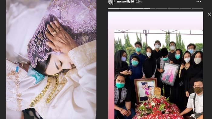 Nikita Willy dan Winona Willy posting kabar duka soal nenek meninggal dunia hingga pemakamannya