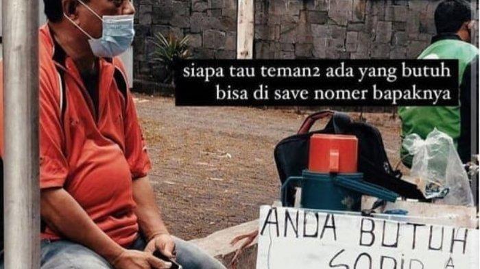 Pak Arman bersepeda di jualan kopi demi obati istrinya yang sakit keras
