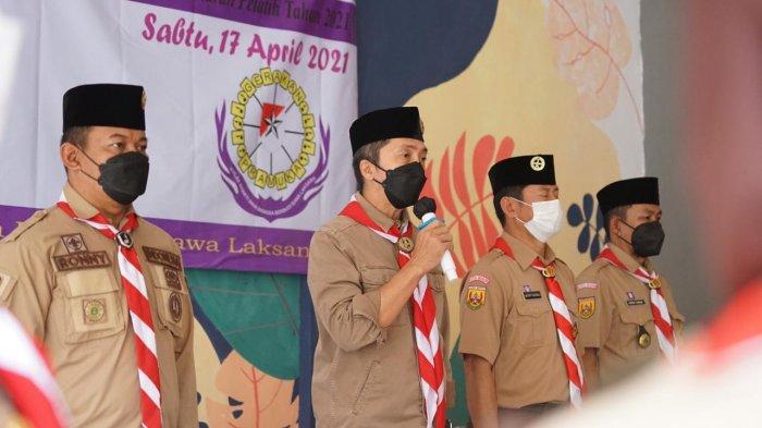 60 Korps Pelatih Pembina Pramuka se-Kota Bogor masa bakti 2020 - 2025 dilantik Ketua Kwarcab Pramuka Kota Bogor Dedie A Rachim