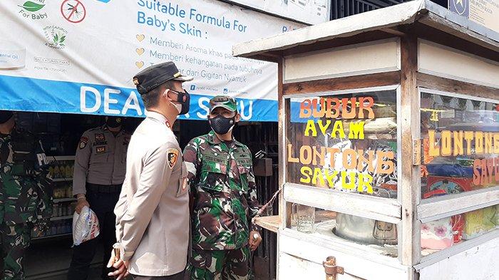 Jajaran Polres Bogor beserta Kodim 0621/Kabupaten Bogor, Jumat (16/7/2021) melakukan pengecekan penerapan PPKM Daruat.