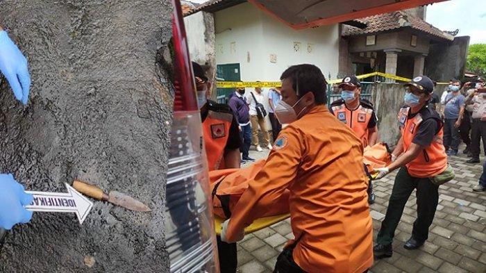 Pisau yang diduga digunakan pelaku pembunuhan pegawai Bank di Denpasar diamankan kepolisian. Polisi sebut semua barang bukti dan keterangan saksi kini didalami oleh penyidik untuk mengungkap dan menangkap pelaku pembunuhan NPW pada Senin (28/12/2020).