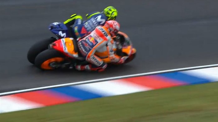 Marc Marquez dan Valentino Rossi