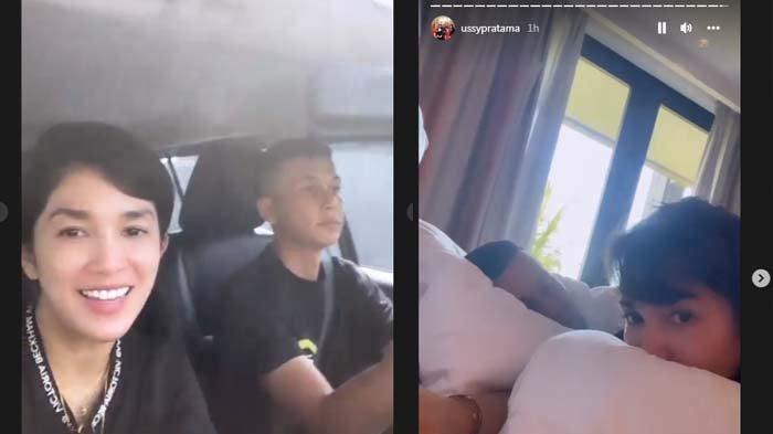 Ussy Sulistiawaty pamer kemesraan bareng Andhika Pratama