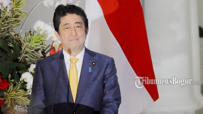 Perdana Menteri Jepang, Shinzo Abe saat