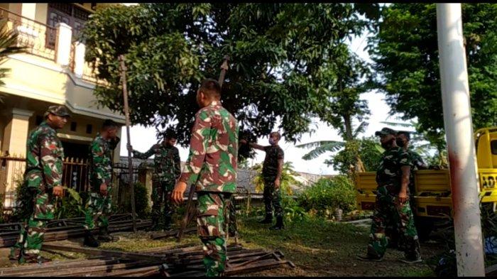 Suasana rumah kediaman pilot pesawat Rimbun Air, Rabu (15/9/2021).