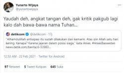 Sindiran Yunarto Wijaya untuk Anies Baswedan
