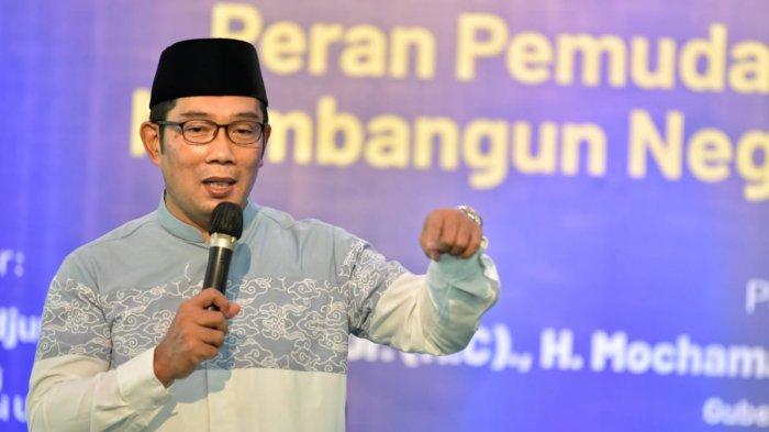 Gubernur Jawa Barat, Ridwan Kamil, dalam acara Talkshow Safari Iman Ramadhan (Safir) di Masjid Universitas Islam Indonesia (UII), Yogyakarta, Selasa (5/4/2022) petang.