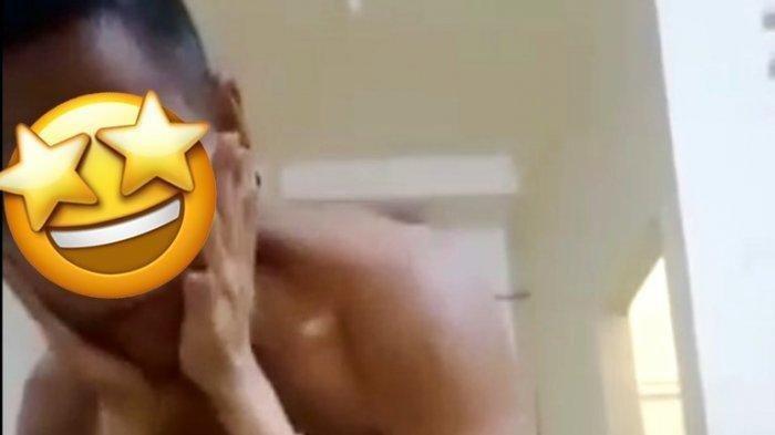 Seorang lelaki mirip Kades Sei Alim Hasak menjadi pemeran dalam video porno