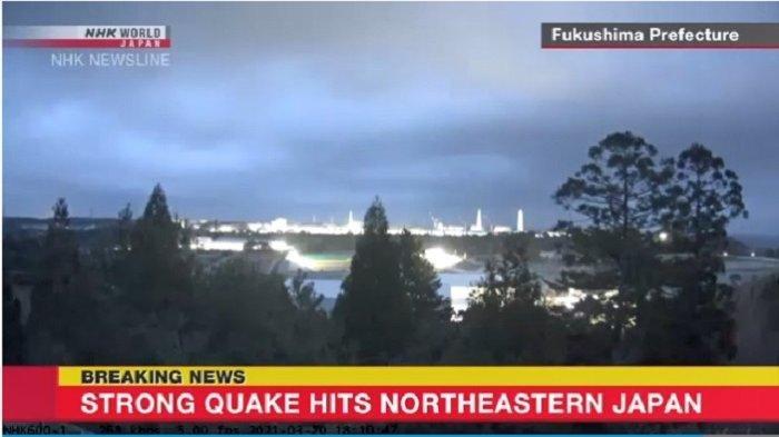 Gempa besar dengan intensitas seismik 5+ (plus) dan Magnitudo 7,2 terjadi di Miyagi, Sabtu (20/3/2021) jam 18.09 waktu Jepang. Gempa juga disertai tsunami.