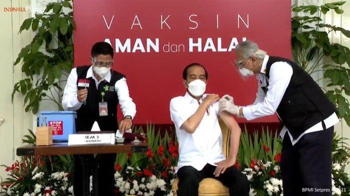 Vaksinasi Covid-19 dimulai secara nasional mulai Rabu (13/1/2021) ini. Presiden Joko Widodo (Jokowi) disuntik vaksin Covid-19 pertama kali.