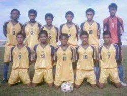 Foto skuad Persindra Indramayu saat event Porda Jabar Ke-10 di Kabupaten Karawang.