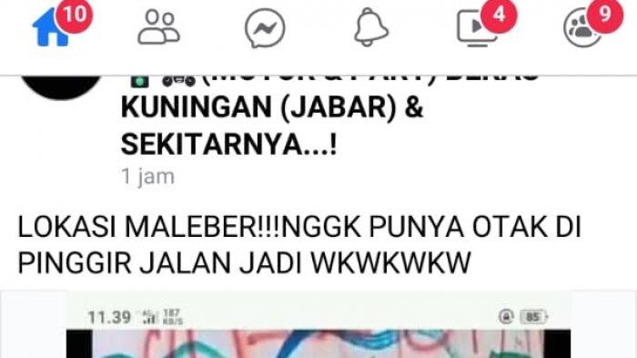 Tangkapan layar video mesum yang diperankan sepasang remaja diduga terjadi di Kuningan tersebar di media sosial.