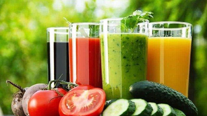 Beragam jenis smoothies dari sayur dan buah-buahan segar