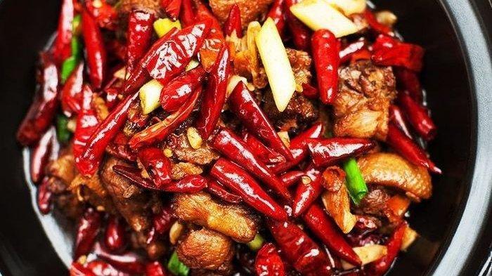 Ilustrasi makanan pedas