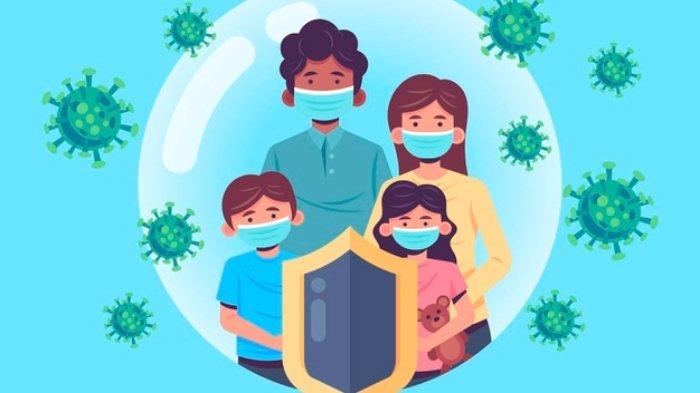 Ilustrasi melindungi diri dari Covid-19