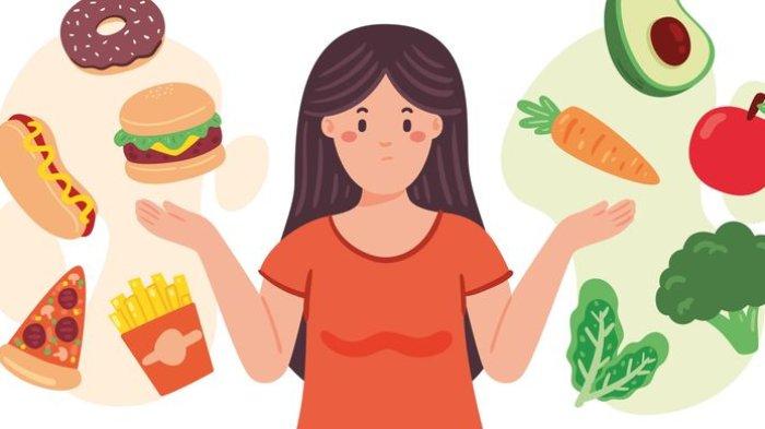 Ilustrasi menjaga pola makan