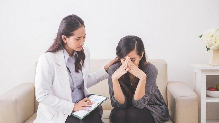 Ilustrasi seseorang yang sedang konsultasi dengan dokter