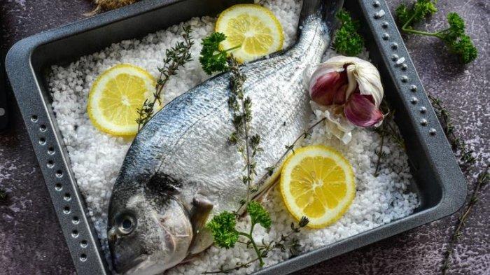 Ilustrasi ikan untuk dikonsumsi