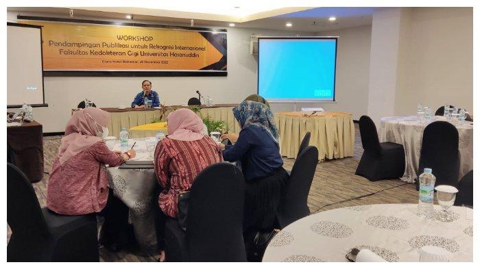 Workshop yang berlangsung di Hotel Claro Makassar, Selasa (29/11).