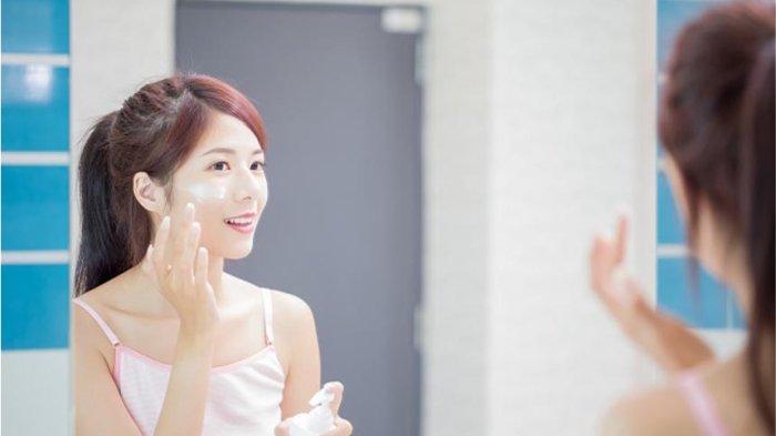 ilustrasi penggunaan skincare