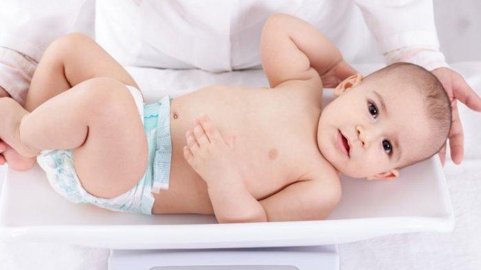 Ilustrasi pengukuran tinggi badan bayi